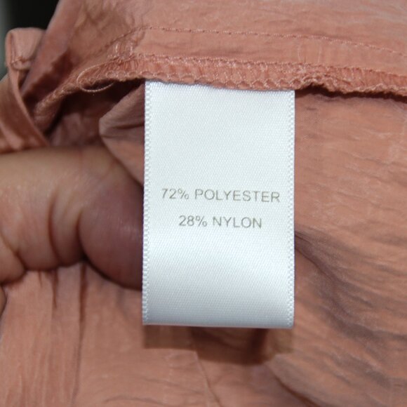 House Of Harlow 1960 Long Sleeve Button Down Shirt In Pale Peach Size M - Picture 12 of 12